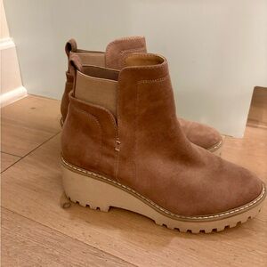 Dolce Vita Brown Suede Ankle Booties